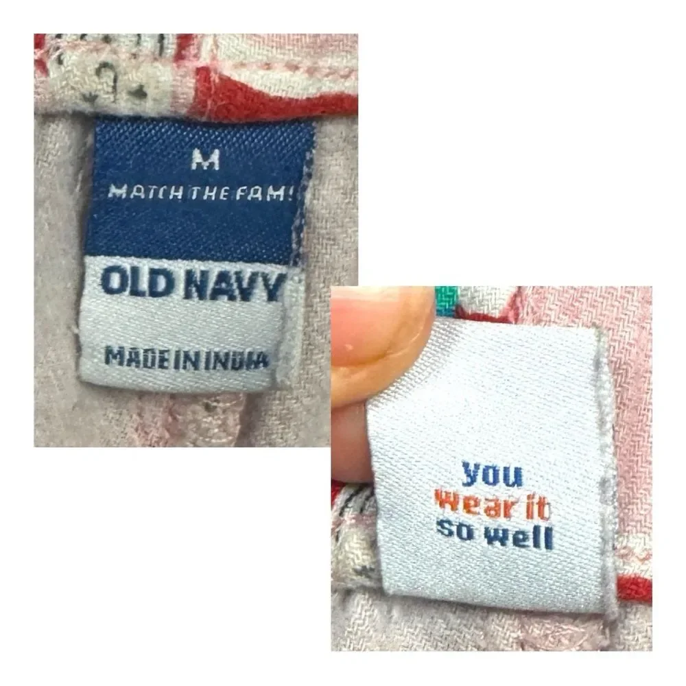 🎄Old Navy Pink Holiday Shorts Sz M